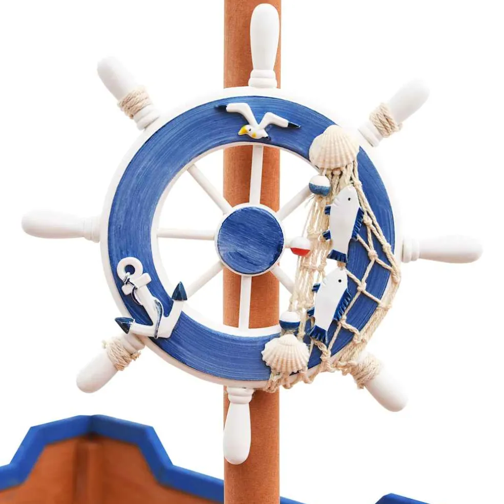 vidaXL Zandbak piratenschip 190x94,5x101 cm vurenhout