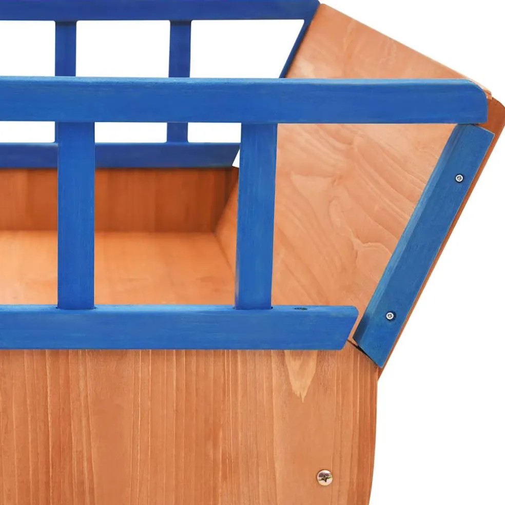 vidaXL Zandbak piratenschip 190x94,5x101 cm vurenhout