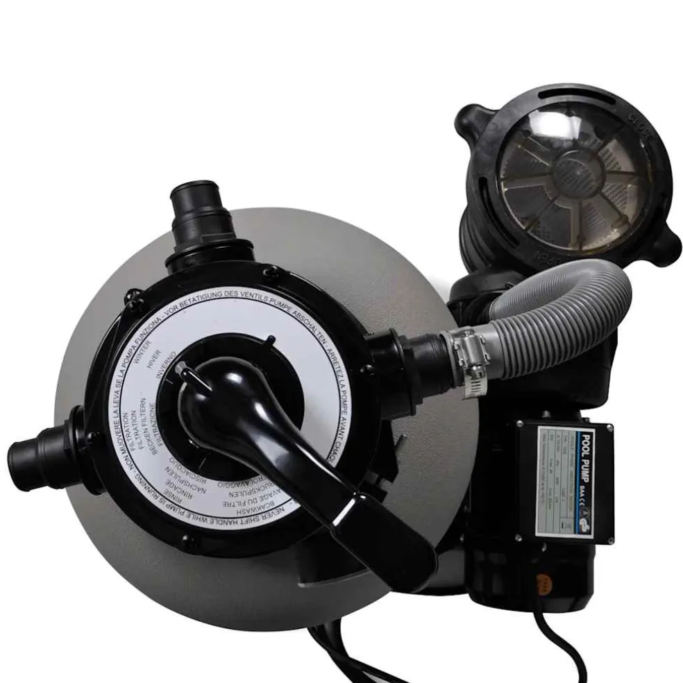 vidaXL Zandfilterpompen 2 st 600 W 17000 L/u