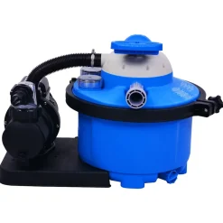vidaXL Zandfilterpomp met timer 450 W 25 L