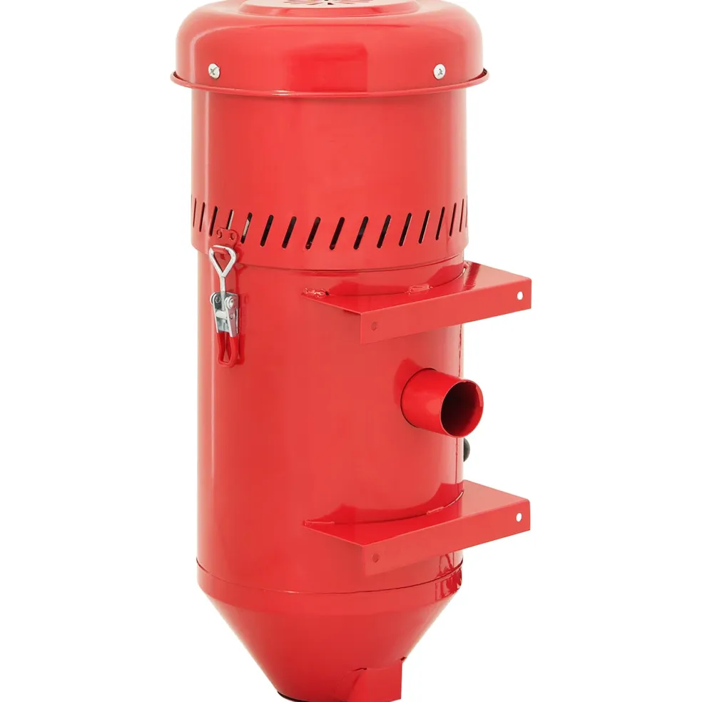 vidaXL Zandstraalstofzuiger 2 gallon Koudgewalst staal Rood