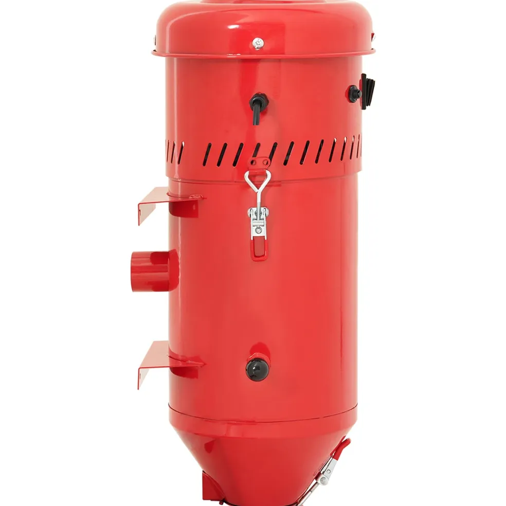 vidaXL Zandstraalstofzuiger 2 gallon Koudgewalst staal Rood