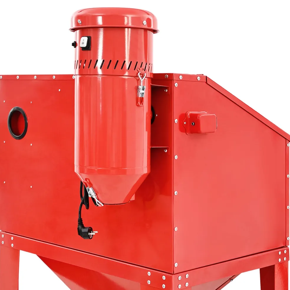 vidaXL Zandstraalstofzuiger 2 gallon Koudgewalst staal Rood