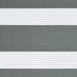 vidaXL Zebra rolgordijn 40x100 cm stofbreedte 35,9 cm donkergrijs