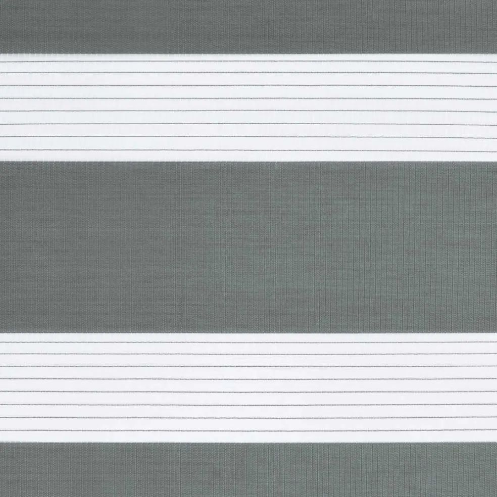 vidaXL Zebra rolgordijn 40x100 cm stofbreedte 35,9 cm donkergrijs