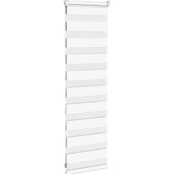 vidaXL Zebra rolgordijn 40x100 cm stofbreedte 35,9 cm marmerbeige