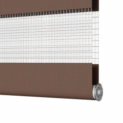 vidaXL Zebra rolgordijn 45x100 cm stofbreedte 40,9 cm marmerbeige