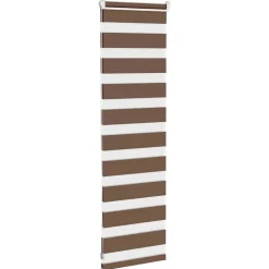 vidaXL Zebra rolgordijn 45x100 cm stofbreedte 40,9 cm marmerbeige