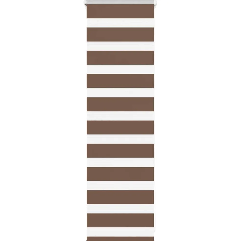 vidaXL Zebra rolgordijn 45x100 cm stofbreedte 40,9 cm marmerbeige