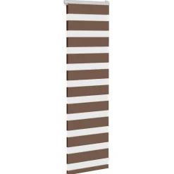 vidaXL Zebra rolgordijn 45x100 cm stofbreedte 40,9 cm marmerbeige