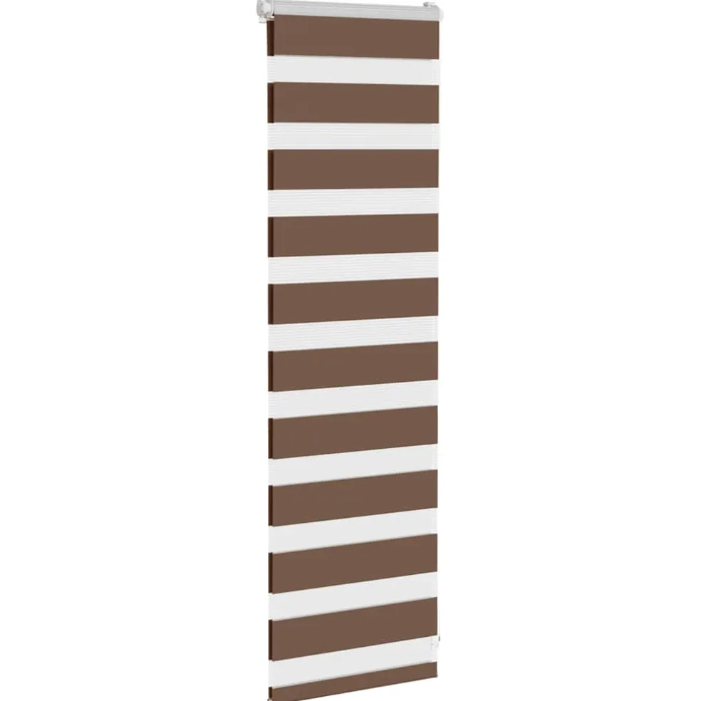 vidaXL Zebra rolgordijn 45x100 cm stofbreedte 40,9 cm marmerbeige