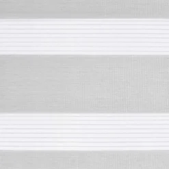 vidaXL Zebra rolgordijn 40x100 cm stofbreedte 35,9 cm lichtgrijs