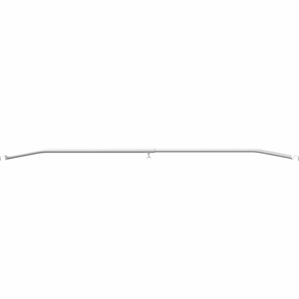 vidaXL Zeildoekbevestiging voor aanhangwagens 2 zilver 102-155 cm