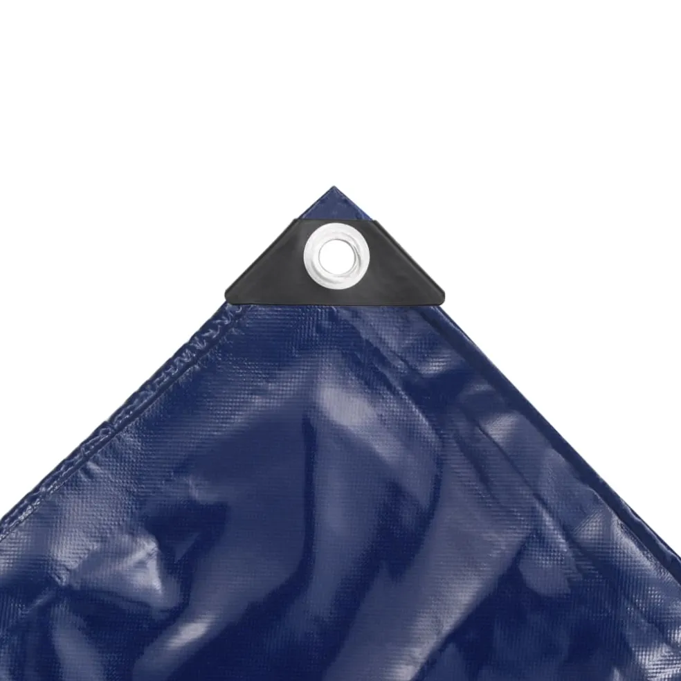 vidaXL Zeilen Blauw 2 x 3 m Canvas met PVC-coating