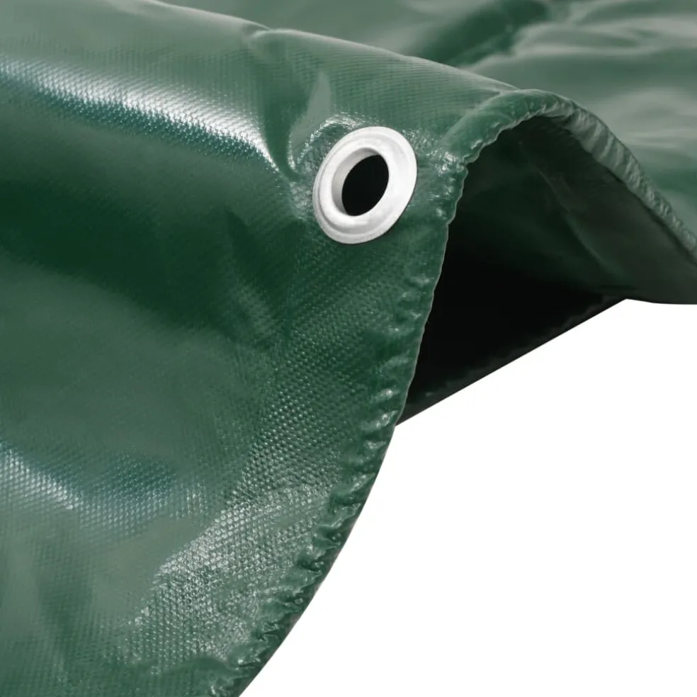 vidaXL Zeilen Groen 2 x 3 m Canvas met PVC-coating