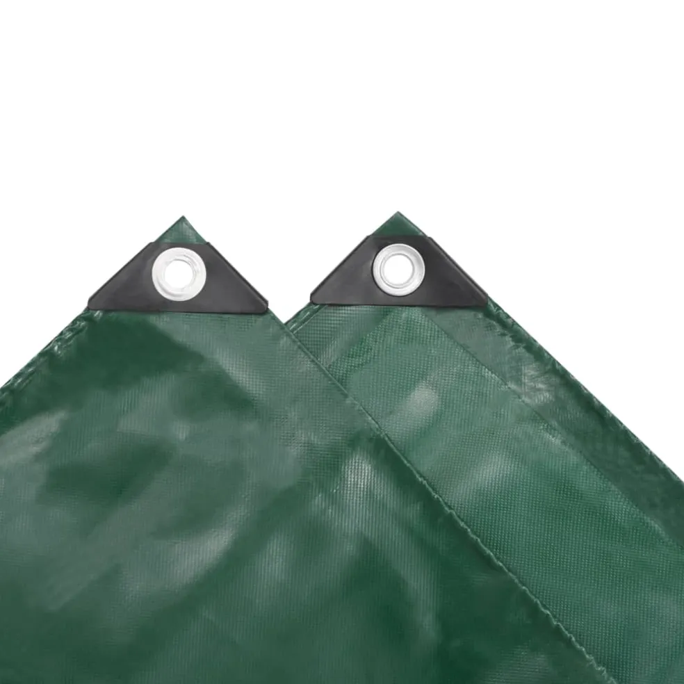 vidaXL Zeilen Groen 2 x 3 m Canvas met PVC-coating