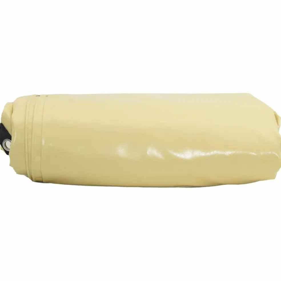 vidaXL Zeil 650g / m² Beige 2 x 3 m Canvas met PVC-coating