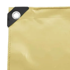 vidaXL Zeil 650g / m² Beige 2 x 3 m Canvas met PVC-coating