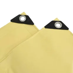 vidaXL Zeil 650g / m² Beige 2 x 3 m Canvas met PVC-coating
