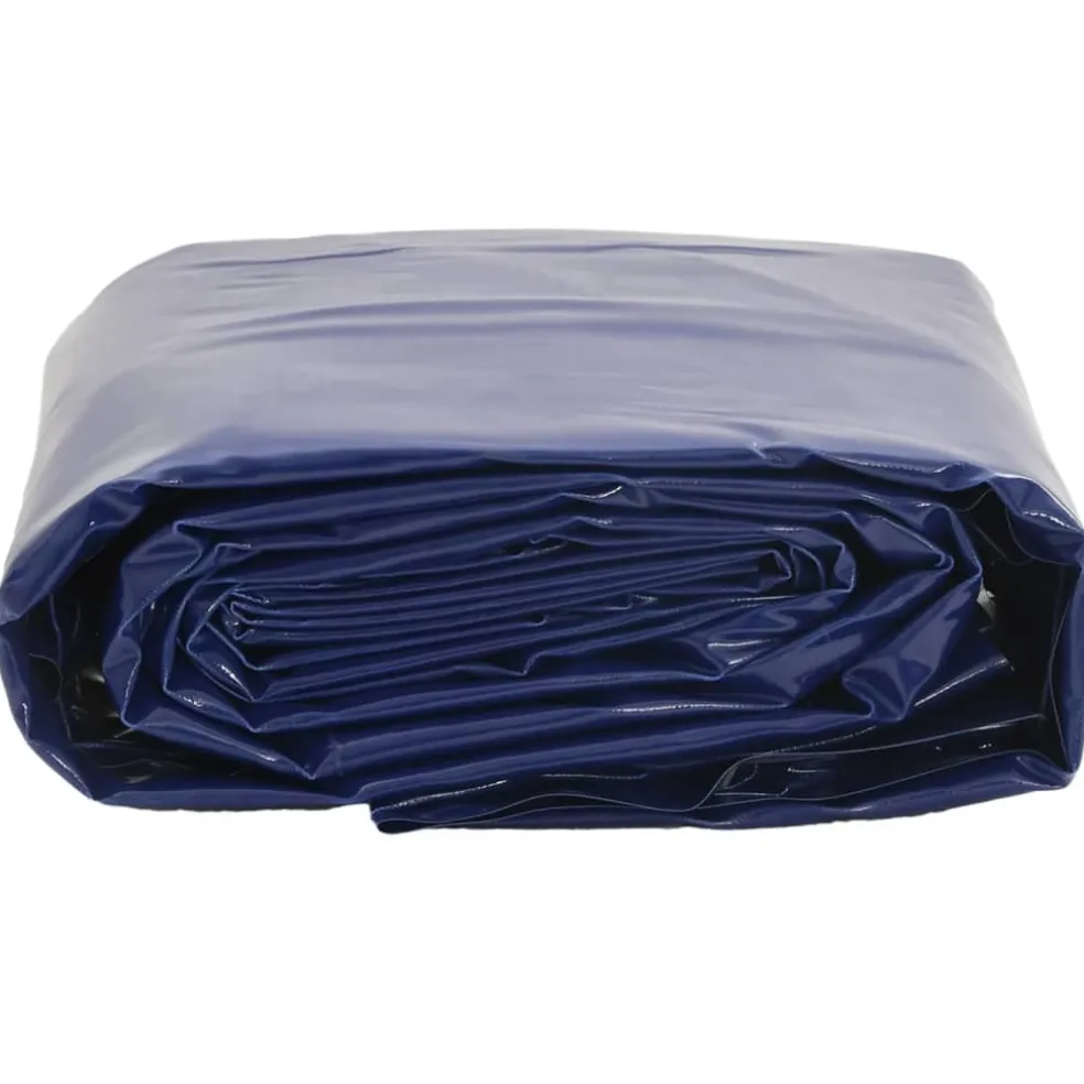 vidaXL Zeil 650g / m² Blauw 2 x 3 m Canvas met PVC-coating