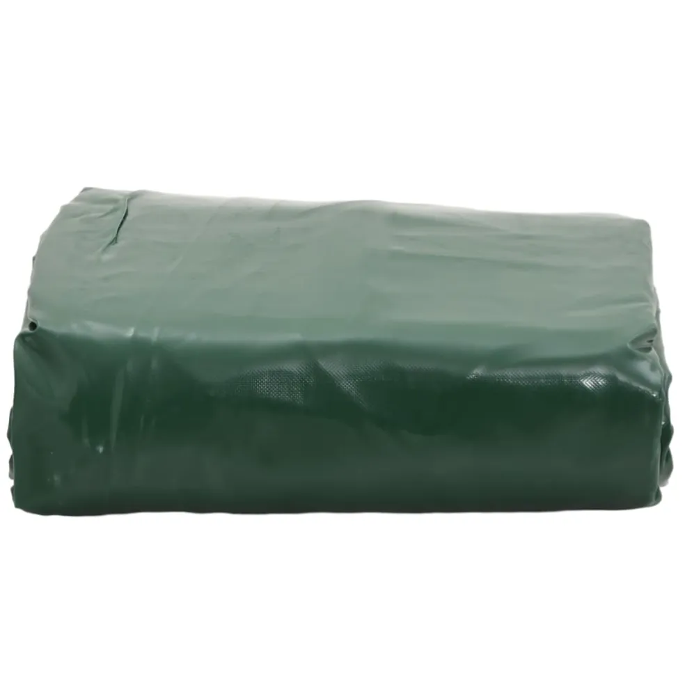 vidaXL Zeil 650g / m² Groen 2 x 3 m Canvas met PVC-coating