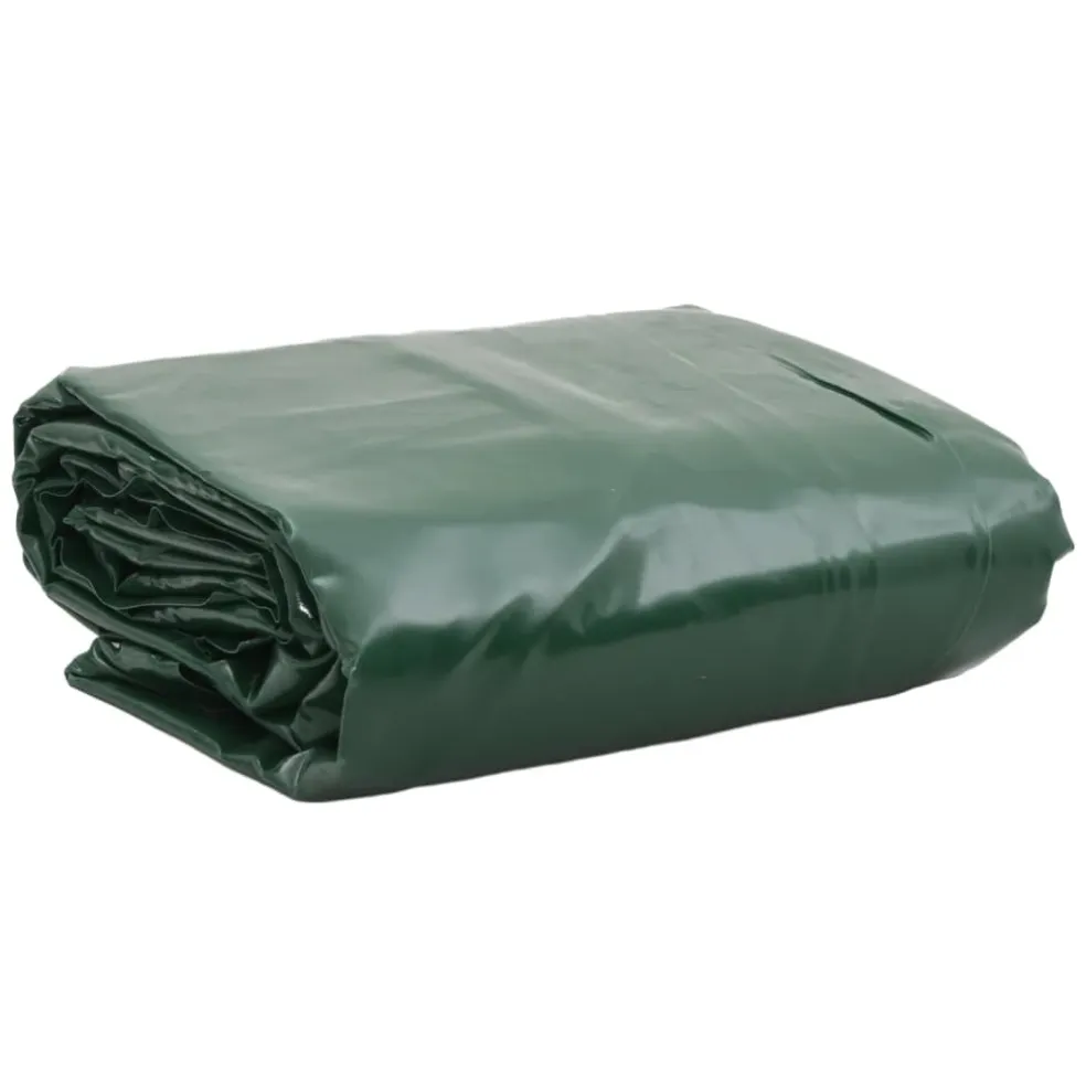 vidaXL Zeil 650g / m² Groen 2 x 3 m Canvas met PVC-coating