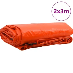 vidaXL Zeil 650g / m² Oranje 2 x 3 m Canvas met PVC-coating