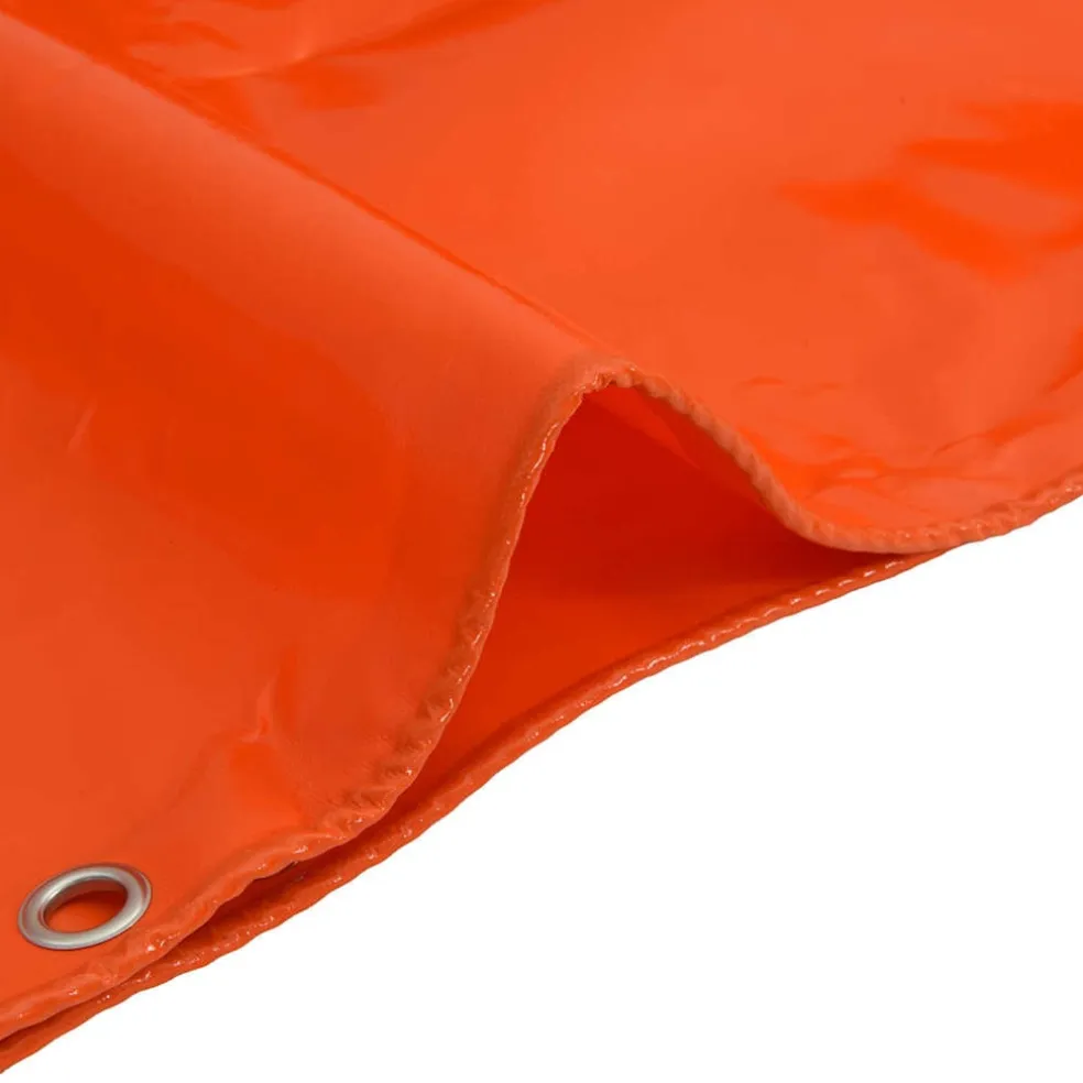 vidaXL Zeil 650g / m² Oranje 2 x 3 m Canvas met PVC-coating