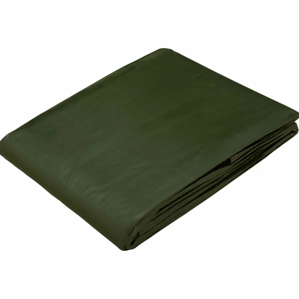 vidaXL Zeil met Oogjes Groen 2 x 3 m 180 gsm PE