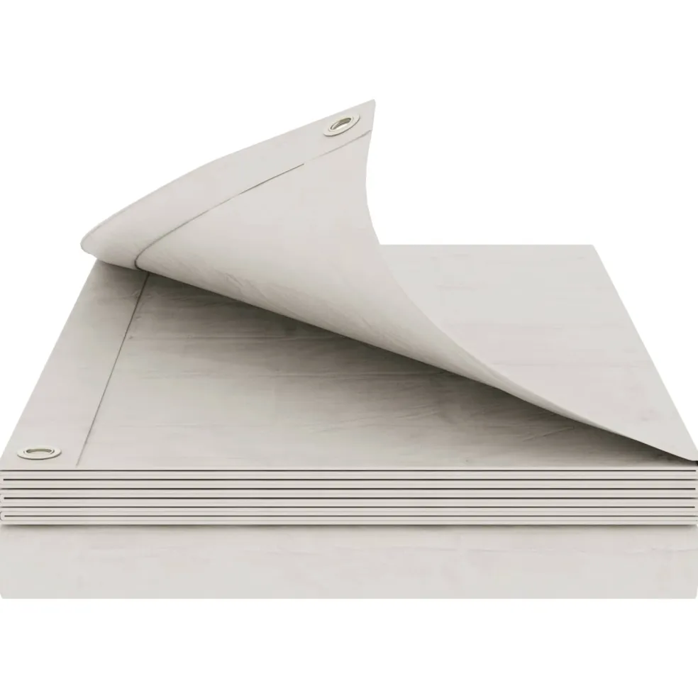 vidaXL Zeil met Oogjes Wit 2 x 3 m 180 gsm PE