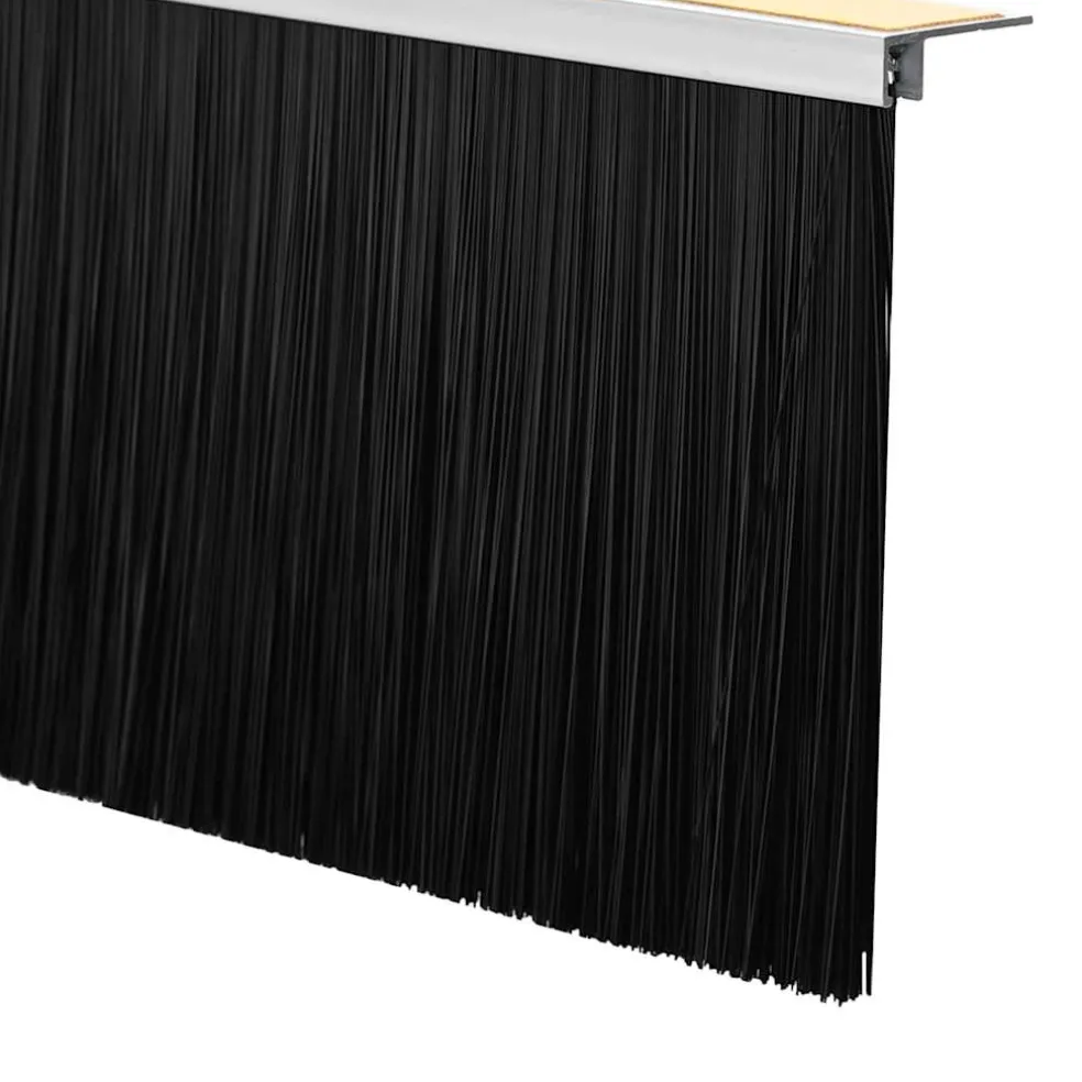 vidaXL Zelfklevende Deurborstels 2 st Wit 100 cm Aluminium Legering