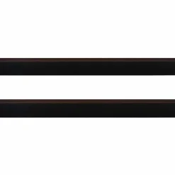vidaXL Zelfklevende Deurborstels 2 st Bruin 100 cm Aluminium Legering