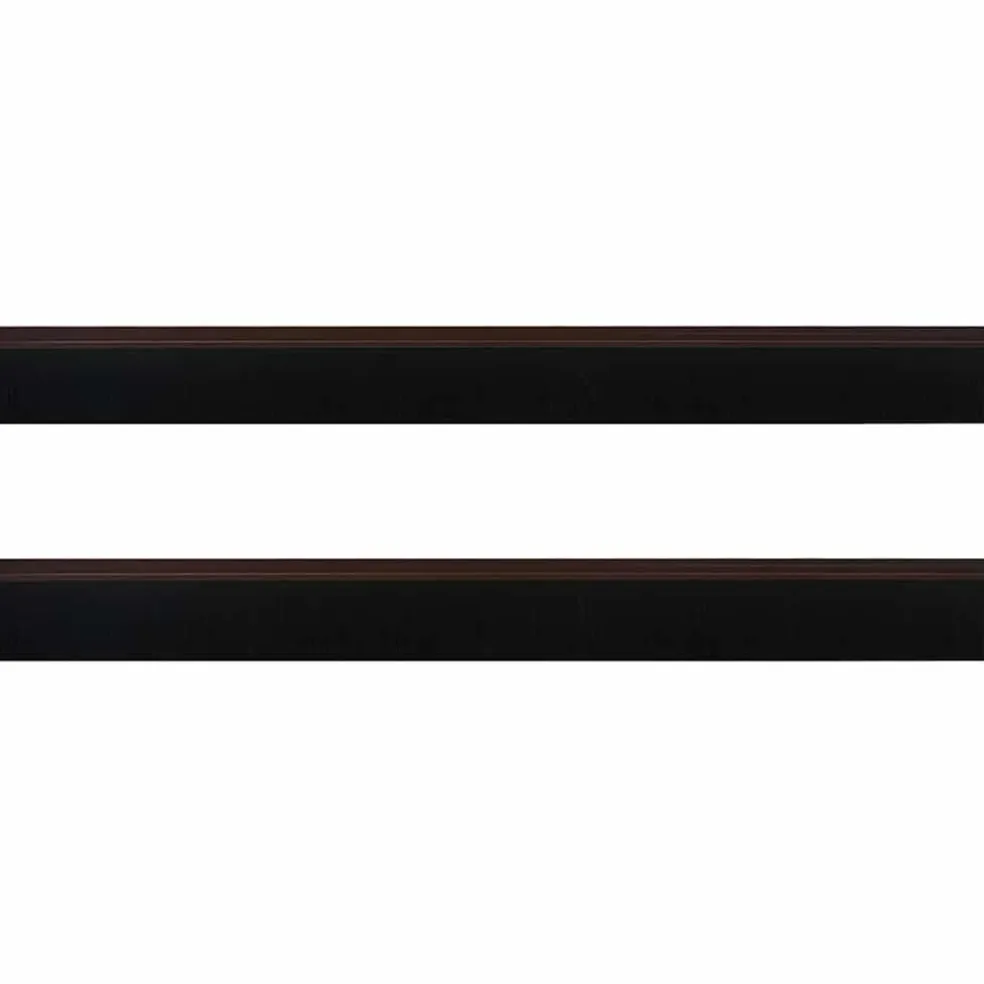 vidaXL Zelfklevende Deurborstels 2 st Bruin 100 cm Aluminium Legering