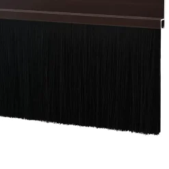 vidaXL Zelfklevende Deurborstels 2 st Bruin 100 cm Aluminium Legering