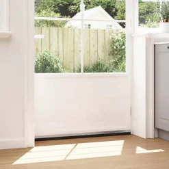 vidaXL Zelfklevende Deurborstels 2 st Zwart 100 cm Aluminium Legering