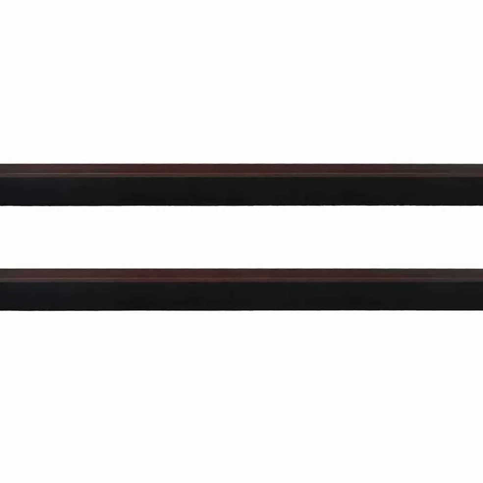 vidaXL Zelfklevende Deurborstels 2 st Bruin 100 cm Aluminium Legering