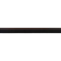 vidaXL Zelfklevende Deurborstels 2 st Bruin 100 cm Aluminium Legering