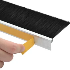 vidaXL Zelfklevende Deurborstels 2 st zilver 100 cm Aluminium Legering