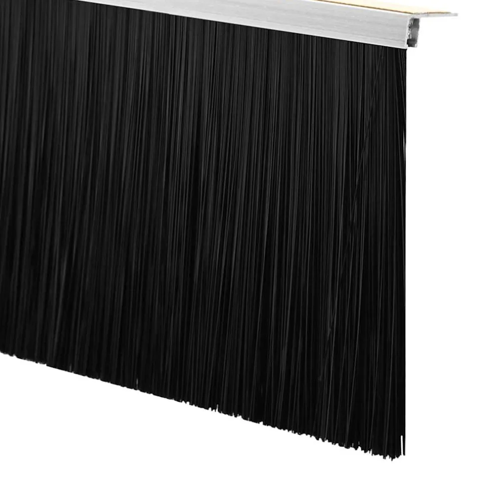 vidaXL Zelfklevende Deurborstels 2 st zilver 100 cm Aluminium Legering