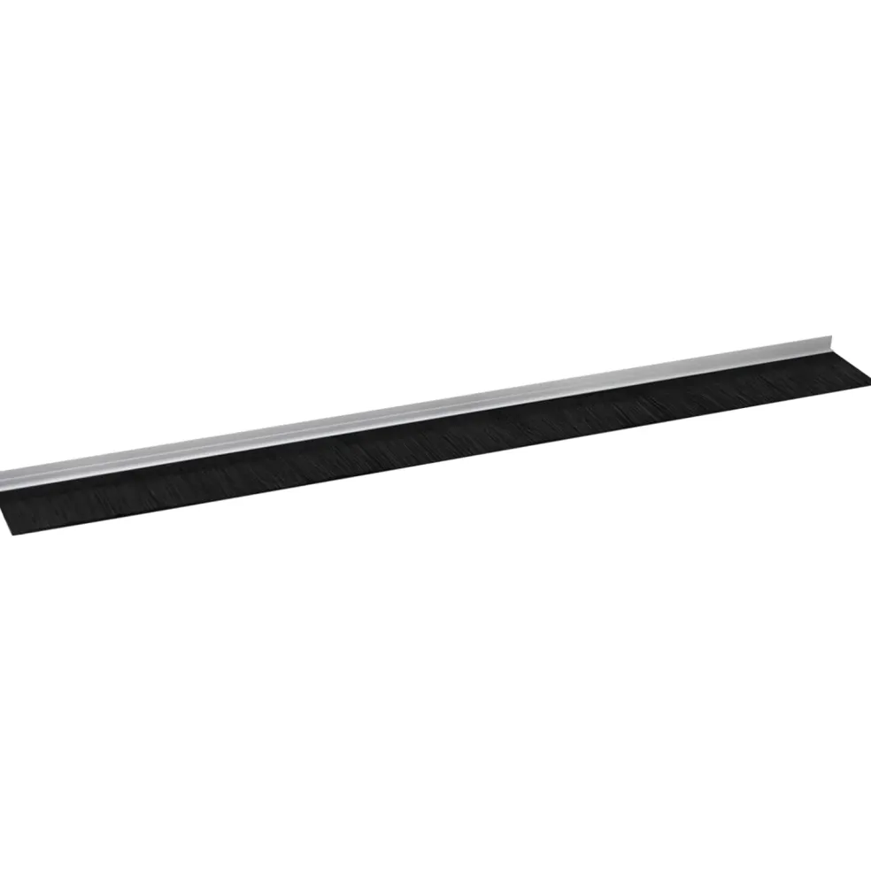 vidaXL Zelfklevende Deurborstels 2 st zilver 100 cm Aluminium Legering