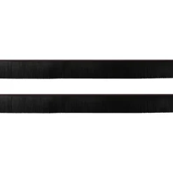vidaXL Zelfklevende Deurborstels 2 st Bruin 100 cm Aluminium Legering