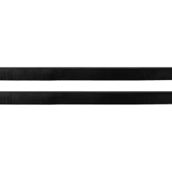 vidaXL Zelfklevende Deurborstels 2 st Zwart 100 cm Aluminium Legering