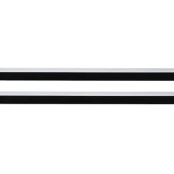 vidaXL Zelfklevende Deurborstels 2 st Wit 100 cm Aluminium Legering