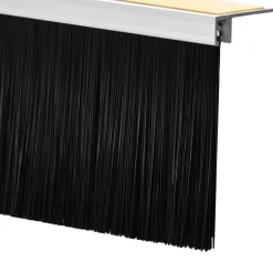 vidaXL Zelfklevende Deurborstels 2 st Wit 100 cm Aluminium Legering