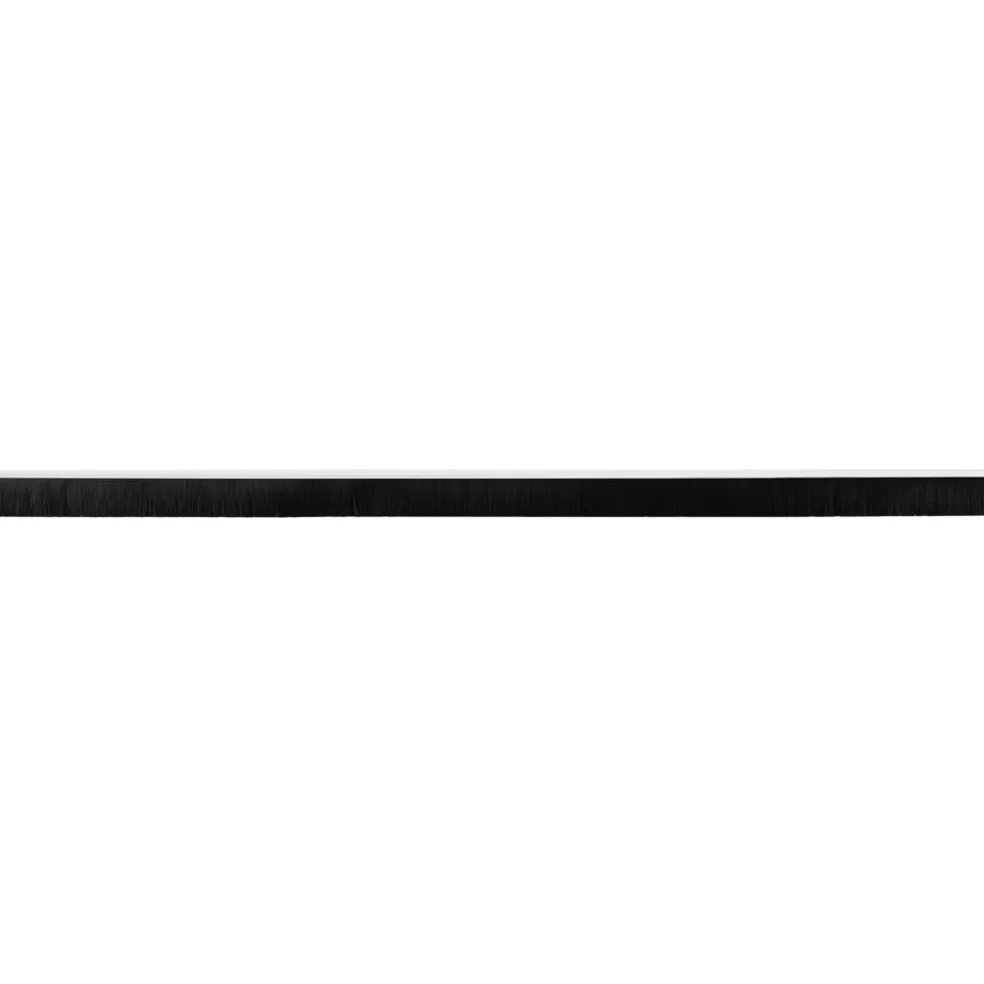 vidaXL Zelfklevende Deurborstels 2 st Wit 100 cm Aluminium Legering