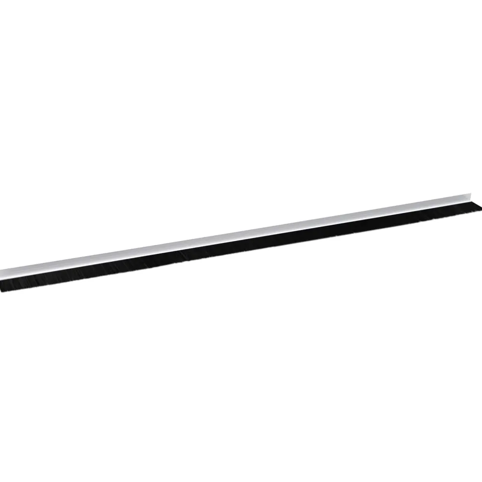 vidaXL Zelfklevende Deurborstels 2 st Wit 100 cm Aluminium Legering