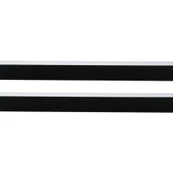 vidaXL Zelfklevende Deurborstels 2 st Wit 100 cm Aluminium Legering