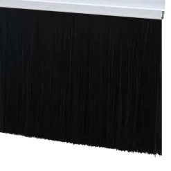 vidaXL Zelfklevende Deurborstels 2 st Wit 100 cm Aluminium Legering
