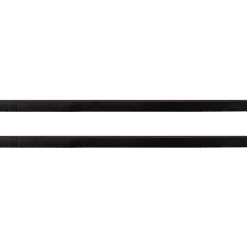 vidaXL Zelfklevende Deurborstels 2 st Bruin 100 cm Aluminium Legering