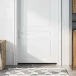 vidaXL Zelfklevende Deurborstels 2 st Bruin 100 cm Aluminium Legering